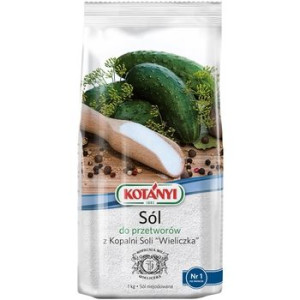Kotanyi Sól niejodowana do przetworów z Kopalni Wieliczka 1kg