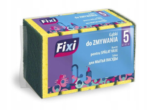Gąbki do zmywania zmywak kuchenny 5szt FIXI