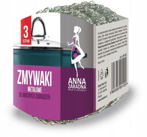 Zmywaki kuchenny metalowe 3szt Anna Zaradna