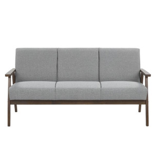 Sofa 3-osobowa szara ASNES