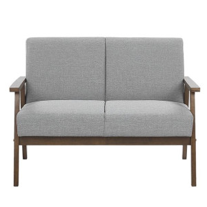 Sofa 2-osobowa szara ASNES