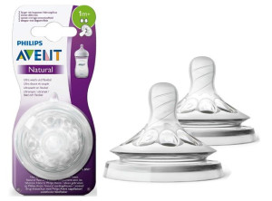 Philips Avent Smoczek do butelki Natural 1m+