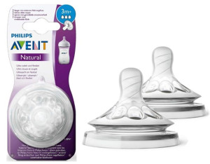 Philips Avent Smoczek do butelki Natural 3m+