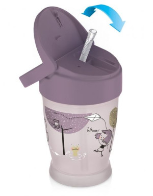 Lovi kubek ze słomką Junior 250 ml 35/354 Lovely Girl 12m+