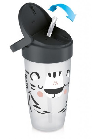 Lovi kubek ze słomką Junior 350 ml 35/357 Salt&Pepper 14m+