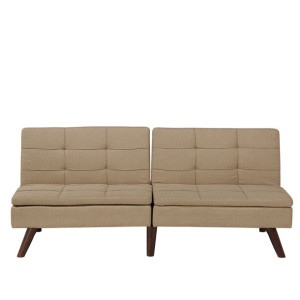 Sofa rozkładana jasnobrązowa RONNE