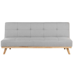 Sofa rozkładana jasnoszara FROYA