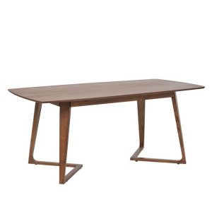 Stół do jadalni 180 x 90 cm ciemne drewno HUXTER