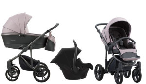 Wózek uniwersalny Bebetto Bresso Grey 26 3w1