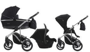 Wózek uniwersalny Bebetto Bresso Premium Class SILVER 01 3w1