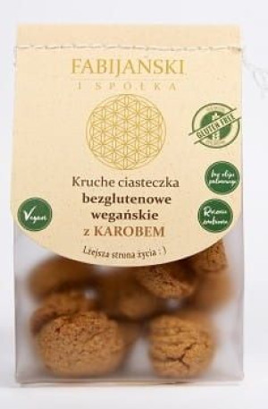 Ciastka Kruche Jaglane Z Karobem Bezglutenowe Bio 100 G - Fabijańscy