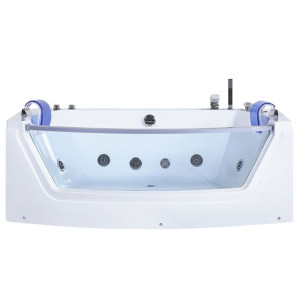 Wanna LED z hydromasażem biała FUERTE