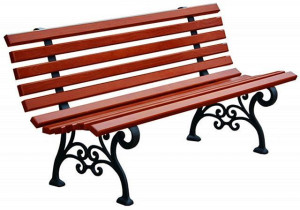 Romantyczna ławka parkowa Halszka 150 cm - 7 kolorów