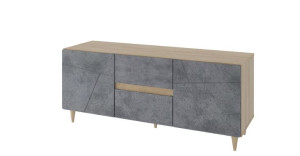 Komoda Rtv 2d2s Kioto3 Front Mdf Ciemny Beton