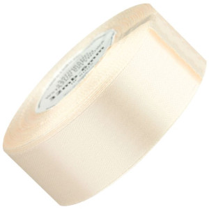 Wstążka satynowa jasna kremowa 38mm - 32mb