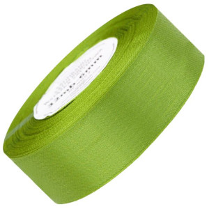 Wstążka satynowa zielone jabłuszko 38mm - 32mb
