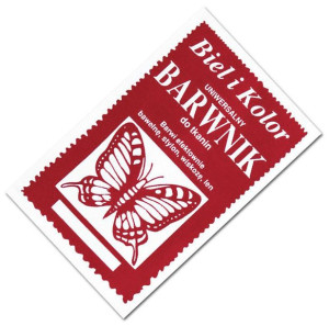 Barwnik do tkanin 10g Biel i Kolor 08 amarant