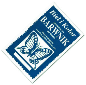 Barwnik do tkanin 10g Biel i Kolor 012 niebieski