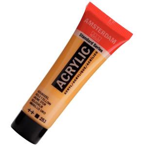 Farba akrylowa Talens Amsterdam 20 ml - 253, gold yellow, złoty