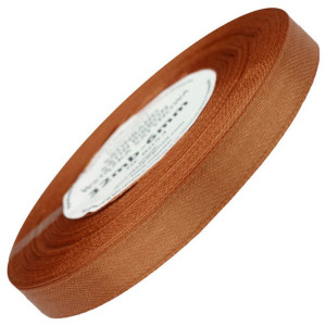 Wstążka satynowa ceglana 12mm - 32mb