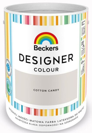 Beckers Designer Colour Farba 5L COTTON CANDY