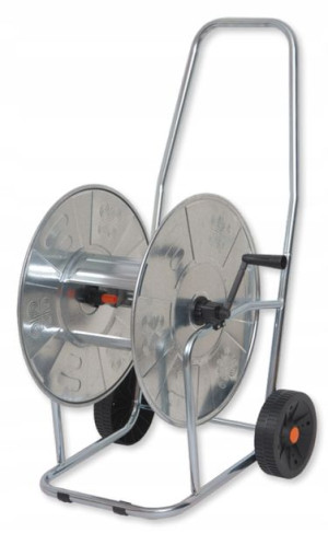 Wózek metalowy na WĄŻ 3/4'' 90m bęben AG3317