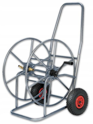 Wózek na WĄŻ stal nierdzewna 3/4''110m AG4410