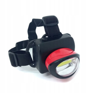 Latarka Czołowa Led Cob 5w Czołówka Lampka Mocna