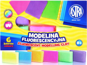 ASTRA MODELINA FLUORESCENCYJNA 6 Kolorów Masa