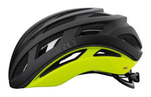Kask szosowy GIRO HELIOS SPHERICAL MIPS matte black fade highlight yellow r