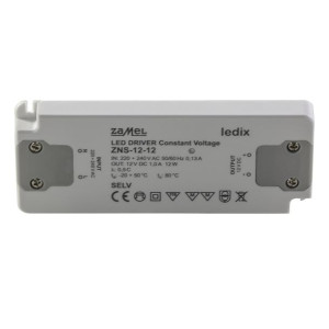 Zasilacz Led 12 V Dc / 12 W Zns-12-12