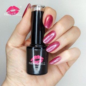 246 Smartnail Lakier hybrydowy Beautiful Pink 6ml 6g RÓŻOWY BROKATOWY