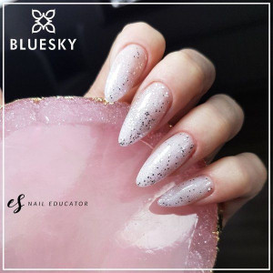 Glitter Top no wipe bez przemywania brokatowy GTC05 Bluesky 10ml 10ml