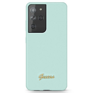 Etui Guess GUHCS21LLSLMGLB Samsung Galaxy S21 Ultra niebieski/blue hardcase