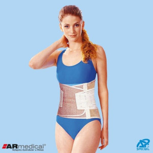 Wysoki pas lędźwiowo-krzyżowy z 4 wzmocnieniami SP-267 firmy ARMEDICAL