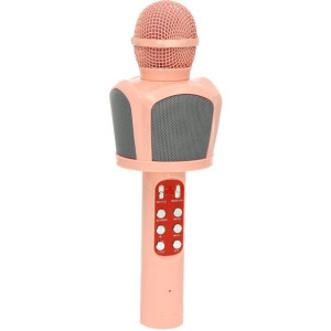 Mikrofon Do Karaoke Z Bluetooth Różowy Zx-818