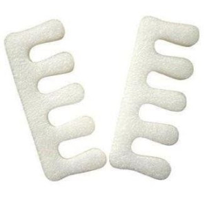 Separatory piankowe do pedicure 10 par Nowy BABSKIEFANABERIE pianka biały 1