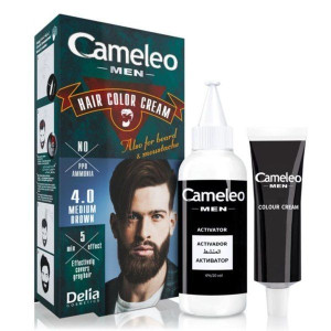 Delia Cameleo men farba do włosów i brody 4.0 Średni Brąz Nowy inna marka b