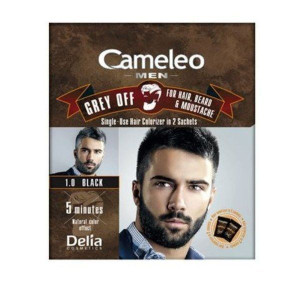 Delia Cameleo men farba do włosów w saszetce 2x15 ml 1.0 Czarna Nowy inna m