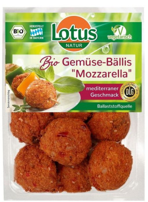 Kulki Warzywne Z Mozzarellą Bio 250 G - Lotus