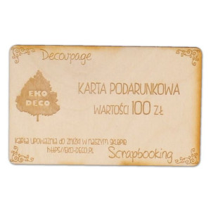 KPD100 Karta podarunkowa 100zł
