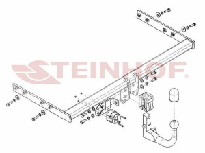 Hak holowniczy Audi A3 Sportback 8P 2008-2013