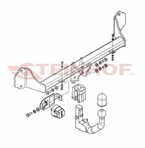 Hak holowniczy Steinhof BMW Seria 3 F30 2012-2018