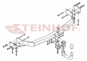 Hak holowniczy Steinhof  Kia Sorento 2009-2012