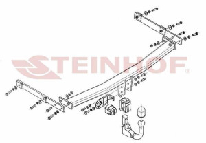 Hak holowniczy Steinhof  Mazda 6 Kombi 2008-2013
