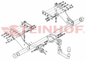 Hak holowniczy Steinhof  Mitsubishi L-200 2009-2015