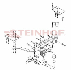Hak holowniczy Steinhof  Volvo V50 2004-2012