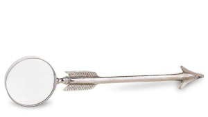 Lupa Szkło Powiększające kształt strzały H: 32 cm