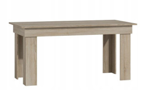 Duży stół MADRAS jadalnia 160x80x75 DĄB SONOMA