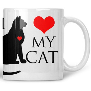 Kubek I love my cat